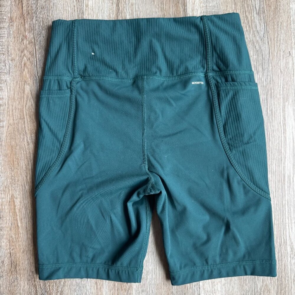 Mondetta Performance Ribbed Biker Shorts Small​ - Picture 3 of 3